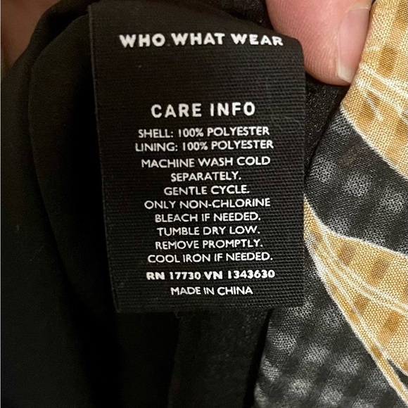 Retro Floral Who What Wear Dress Size Large - Picture 5 of 5